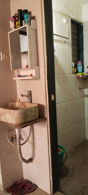Bathroom in 1 BHK Apartment at Ulwe Sector 8 – for Rent