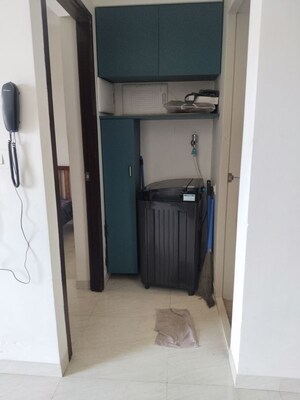 Bathroom in 1 BHK Apartment at Lodha Crown Quality Homes, Majiwada – for Rent
