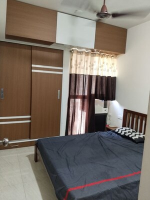 Living Room in 1 BHK Apartment at Lodha Crown Quality Homes, Majiwada – for Rent