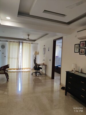 Living Room in 3 BHK Builder Floor at South City 1 – for Rent
