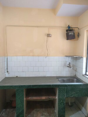 Kitchen in 2 BHK Apartment at Brindaban Mathura CHS, Vrindavan Society – for Rent