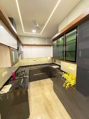 Kitchen in 2 BHK Builder Floor at Kalkaji – for Rent