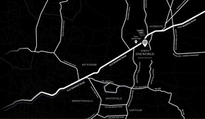 3 BHK Apartment – Map Location View at Hoskote - for Sale