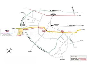3.5 BHK Apartment – Map Location View at Corona Graceiux, Sector 76 - for Sale