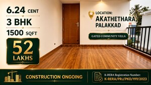 Bedroom in 3 BHK Villa at Akathethara – for Sale