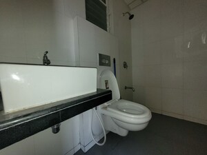 Bathroom in 1.5 BHK Apartment at Godrej Emerald, Ghodbunder Road – for Rent