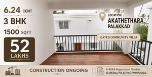 Furnished Amenities in 3 BHK Villa at Olavakode – for Sale