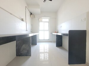 Kitchen in 1.5 BHK Apartment at Godrej Emerald, Ghodbunder Road – for Rent