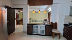 Kitchen in 3 BHK Apartment at Ramky Towers Gachibowli, Gachibowli – for Rent