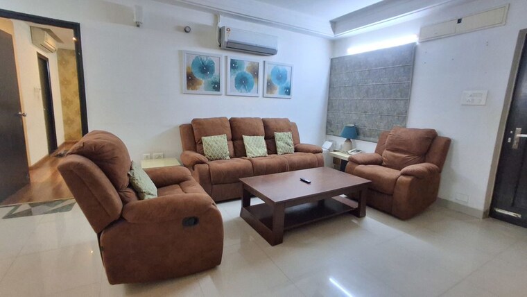 Living Room, ramky-towers-gachibowli 3 Bedroom 2350 Sq.Ft. Apartment In Gachibowli Hyderabad 10460364