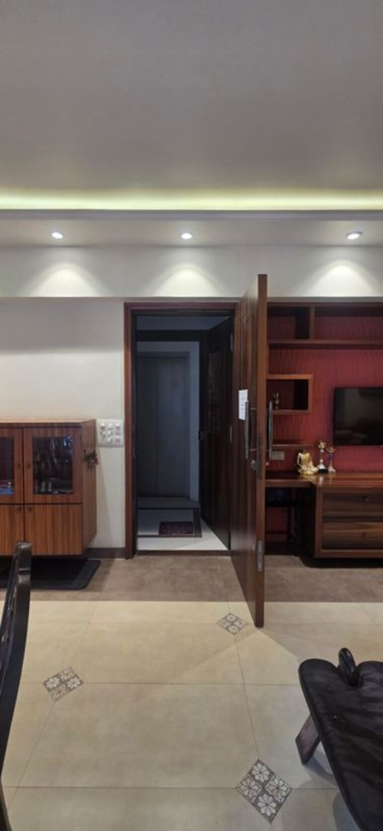 Living Room, krishna-heritage 3.5 Bedroom 1100 Sq.Ft. Apartment In Chembur Mumbai 10460449