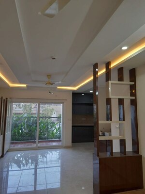 Living Room in 3 BHK Apartment at Prestige High Fields Gachibowli, Gachibowli – for Rent
