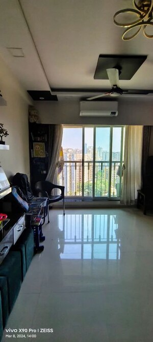 Living Room in 1 BHK Apartment at Rosa Classique, Kasarvadavali – for Rent