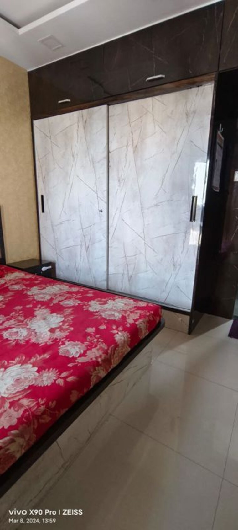 Bedroom, rosa-classique 1 Bedroom 400 Sq.Ft. Apartment In Kasarvadavali Thane 10460603