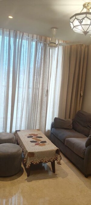 Living Room in 1 BHK Apartment at Raunak Bliss B1, Ghodbunder Road – for Rent