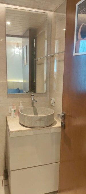 Bathroom in 2 BHK Apartment at Rosa Manhattan, Ghodbunder Road – for Rent
