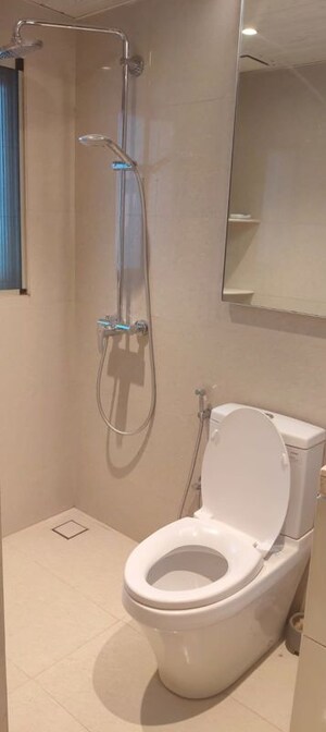 Bathroom in 2 BHK Apartment at Rosa Manhattan, Ghodbunder Road – for Rent