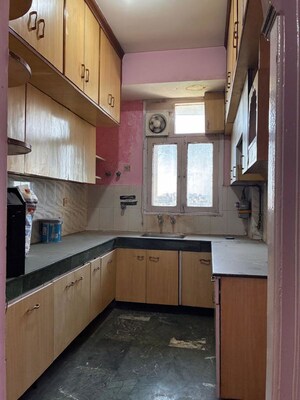 Kitchen in 2 BHK Apartment at Lalleshwari Vatika cghs, Sector 21d – for Rent