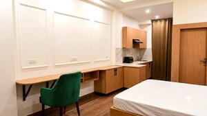 Kitchen in Studio Builder Floor at Sushant Lok ii – for Rent