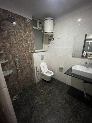 Bathroom in Studio Builder Floor at Sushant Lok ii – for Rent