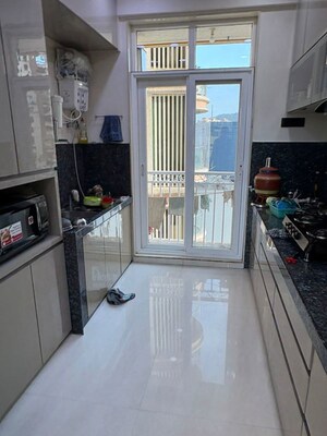 Balcony in 2 BHK Apartment at One Hiranandani Park Barrington, Ghodbunder Road – for Rent