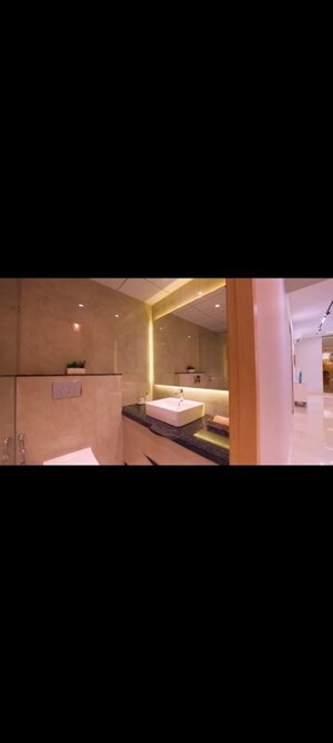 Bathroom in 2 BHK Apartment at Purva Panorama, Ghodbunder Road – for Sale