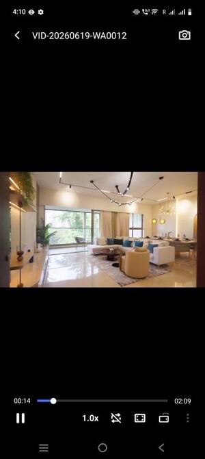 Bedroom in 2 BHK Apartment at Purva Panorama, Ghodbunder Road – for Sale