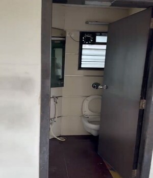 Bathroom in 2 BHK Apartment at Godrej Garden Enclave, Vikhroli East – for Rent