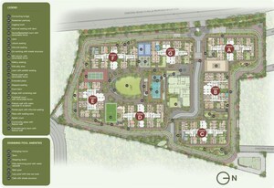 Master Plan in 2 BHK Villa at Sri Jagathswapna Spanesta, Bacharam – for Sale
