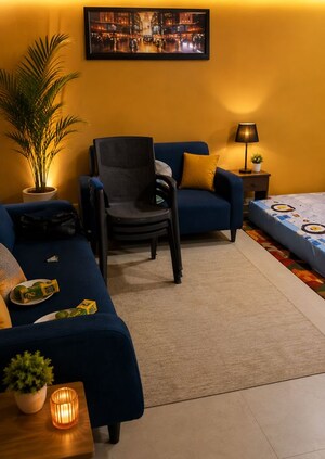 Living Room in 2 BHK Builder Floor at Mehrauli – for Rent
