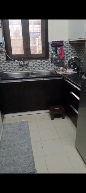 Kitchen in 2 BHK Builder Floor at Mehrauli – for Rent