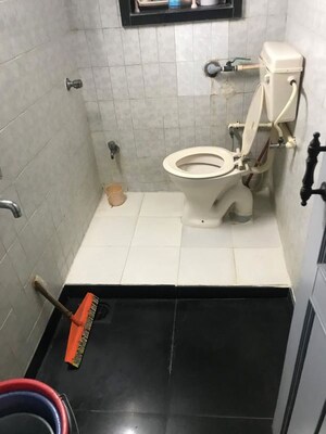 Bathroom in 1 BHK Apartment at Ahimsa  Terrace, Malad West – for Rent