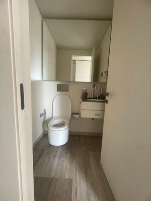 Bathroom in 3 BHK Apartment at Lodha World One, Worli – for Rent