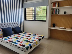 Bedroom in 3 BHK Apartment at Magarpatta Riverview City Hornbill Heights, Loni Kalbhor – for Sale