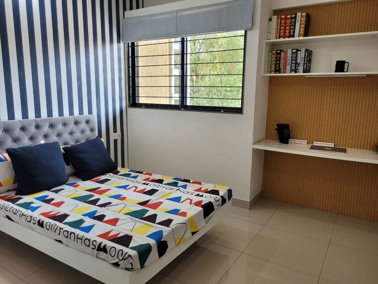 Bedroom, magarpatta-riverview-city-hornbill-heights 3 Bedroom 1110 Sq.Ft. Apartment In Loni Kalbhor Pune 10460875