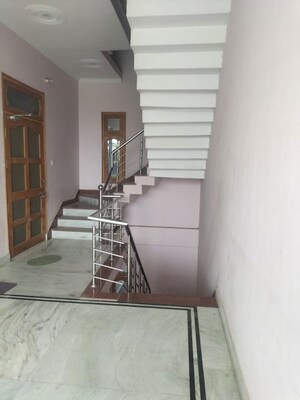 Staircase in 3.5 BHK Builder Floor at Sushant Golf City – for Rent