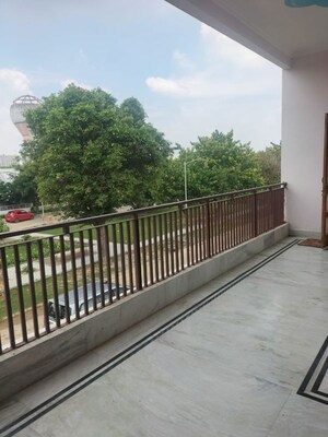Balcony in 3.5 BHK Builder Floor at Sushant Golf City – for Rent
