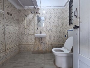 Bathroom in 3 BHK Apartment at Royal Palms, Goregaon East – for Rent