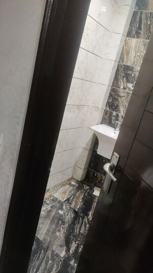 Bathroom in 4 BHK Builder Floor at AJS Heights, Indrapuram – for Rent