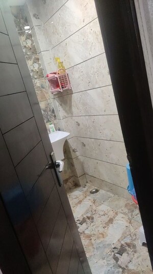 Bathroom in 4 BHK Builder Floor at AJS Heights, Indrapuram – for Rent