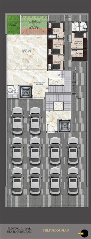 Floor Plan in 4 BHK Builder Floor at Dlf Phase ii – for Sale