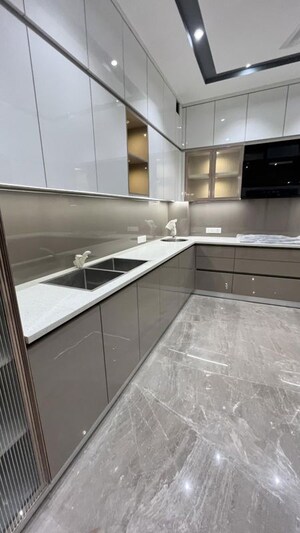 Kitchen in 4 BHK Builder Floor at Sushant Lok ii – for Sale