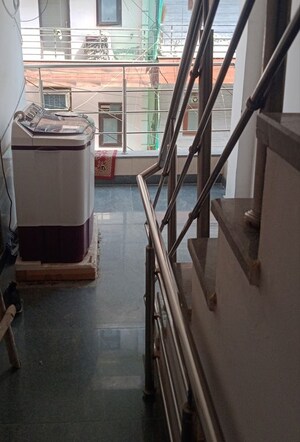 Staircase in 1 RK Builder Floor at Vipul Square, Sushant Lok I – for Rent