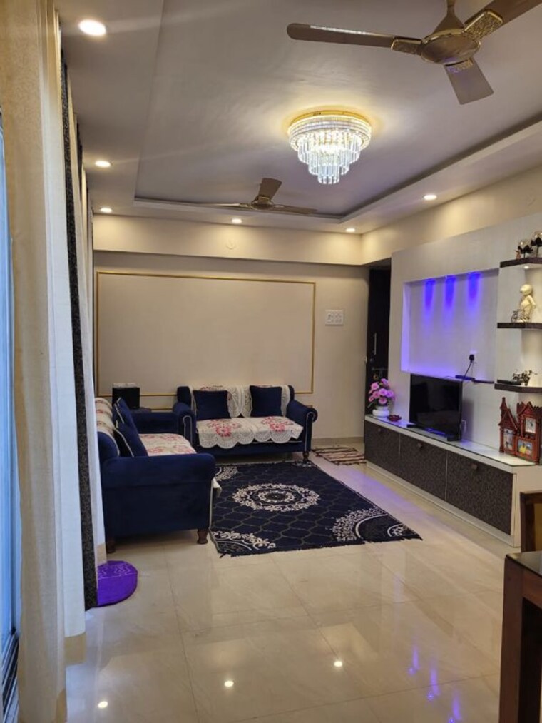 Living Room, arv-new-town 2 Bedroom 940 Sq.Ft. Apartment In Pisoli Pune 10461129