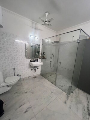 Bathroom in 5 BHK Builder Floor at Saket – for Rent