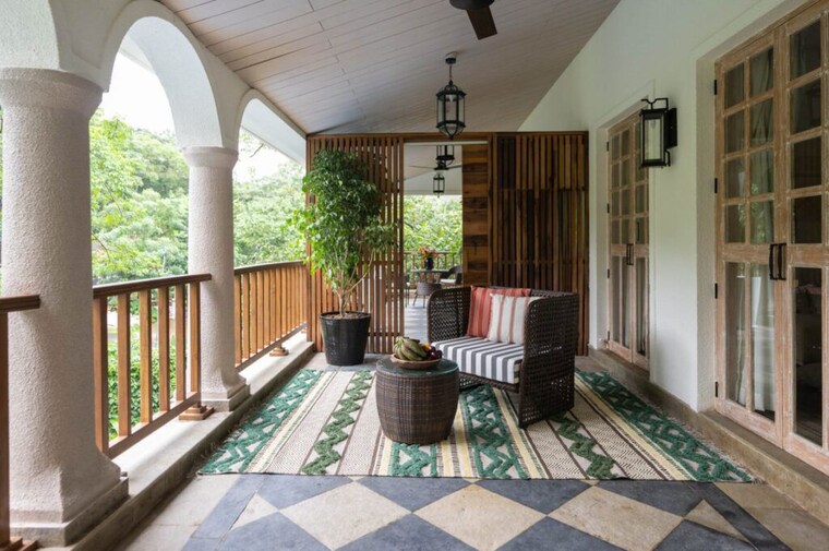 Balcony, assagao 4 Bedroom 4000 Sq.Ft. Villa In Assagao Goa 10461136
