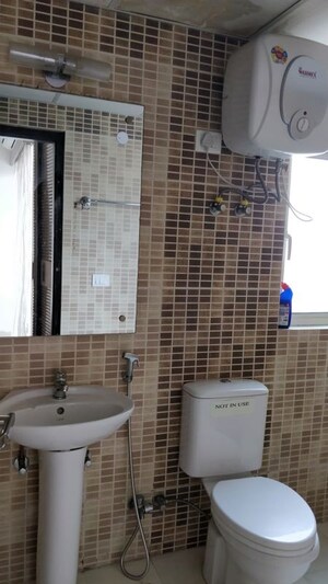 Bathroom in 4 BHK Apartment at Satya The Hermitage, Sector 103 – for Rent