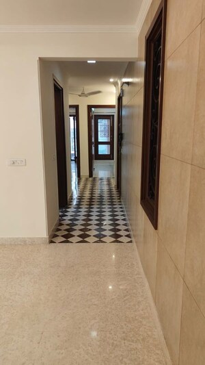 Building Lobby in 3 BHK Builder Floor at Sarvapriya Vihar – for Rent