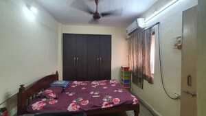 Bedroom in 1 BHK Apartment at Rutu Enclave, Kasarvadavali – for Rent