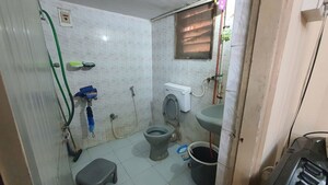 Bathroom in 1 BHK Apartment at Rutu Enclave, Kasarvadavali – for Rent